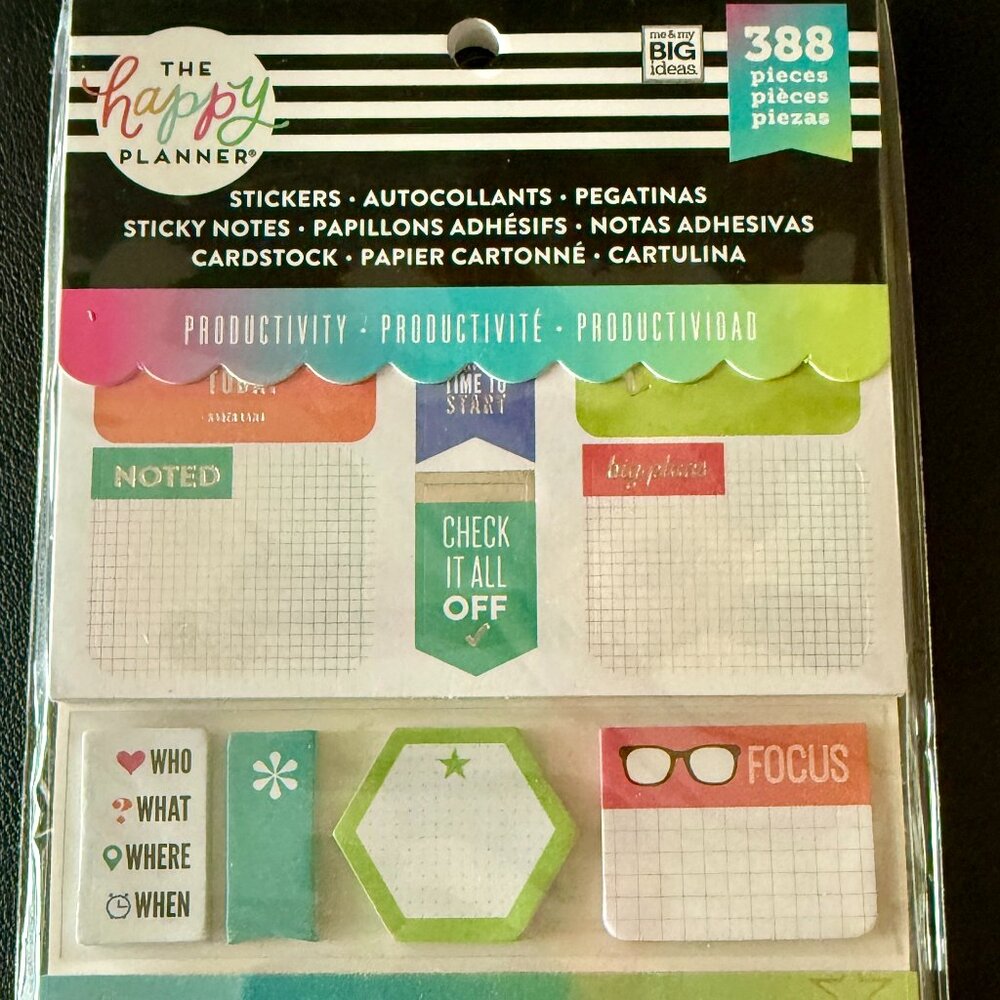 The Happy Planner Sticker Pack – 388 Pieces – Planner Stickers – New
